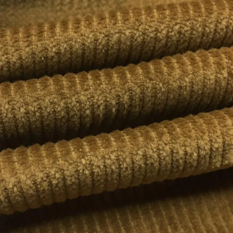 Хорошая драпировка однотонная окрашенная 100% хлопок 6 wale Вельветовая ткань для