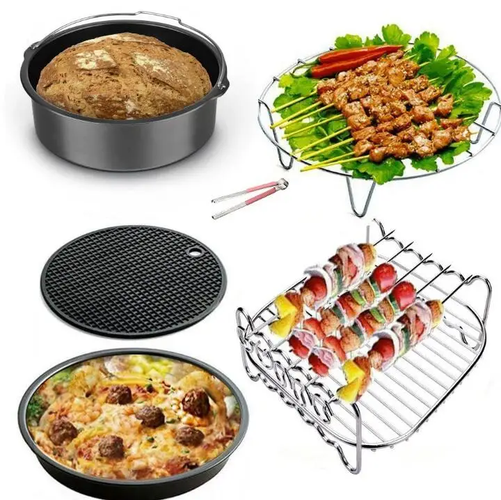 12Pcs Air Fryer Accessories 8 Inch for Air fryer 5.2 - 5.8 QT 