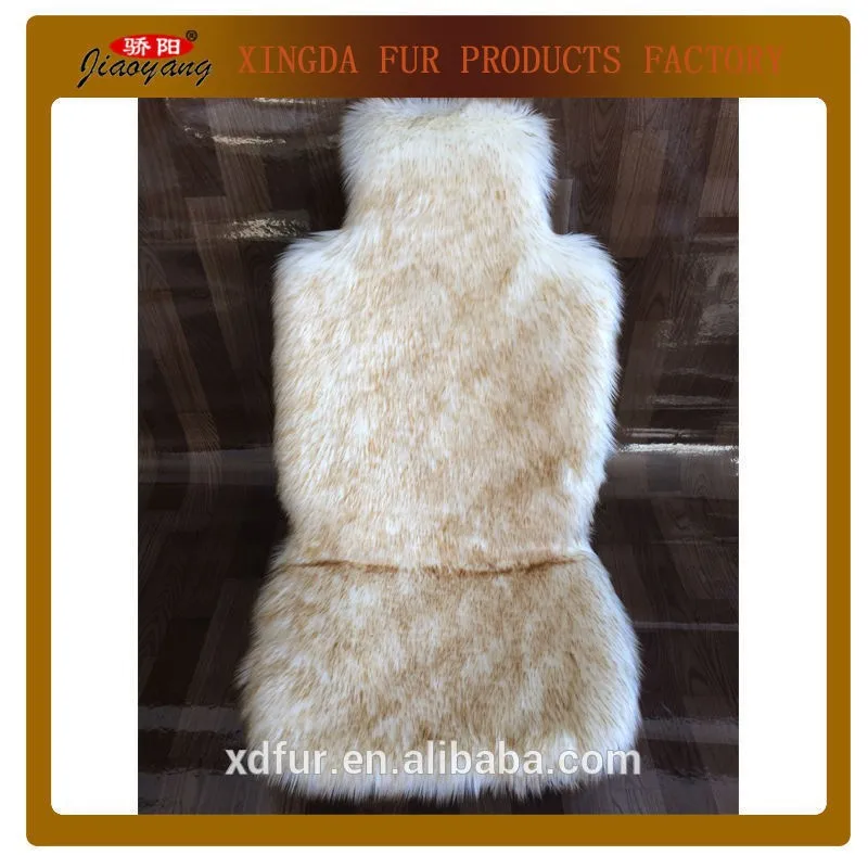 Авточехлы на сиденье из искусственной шерсти овчины