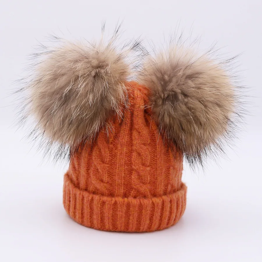 double pom pom beanie wholesale