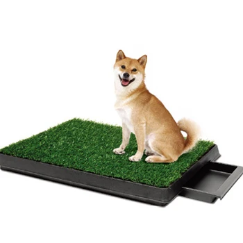 Pet Artificial Grass Bathroom Mat Portable Dog Potty