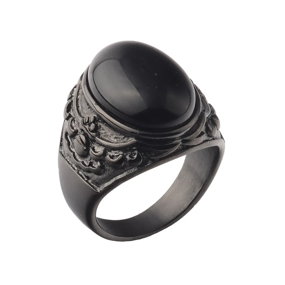 Cheap Wholesale Vintage Black Onyx Ring