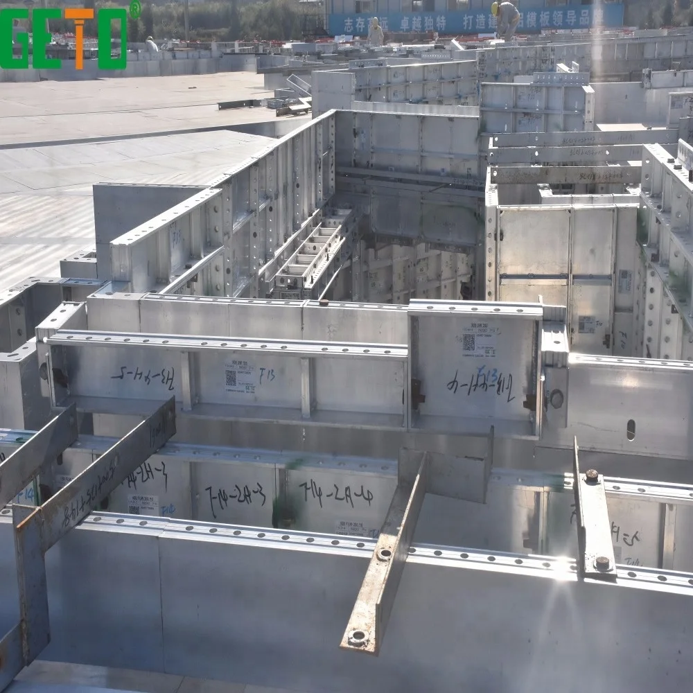 Modern Design Aluminium Formwork Panel for Building Concrete Retaining Wall Prefabricated Retaining Walls for Villa Construction