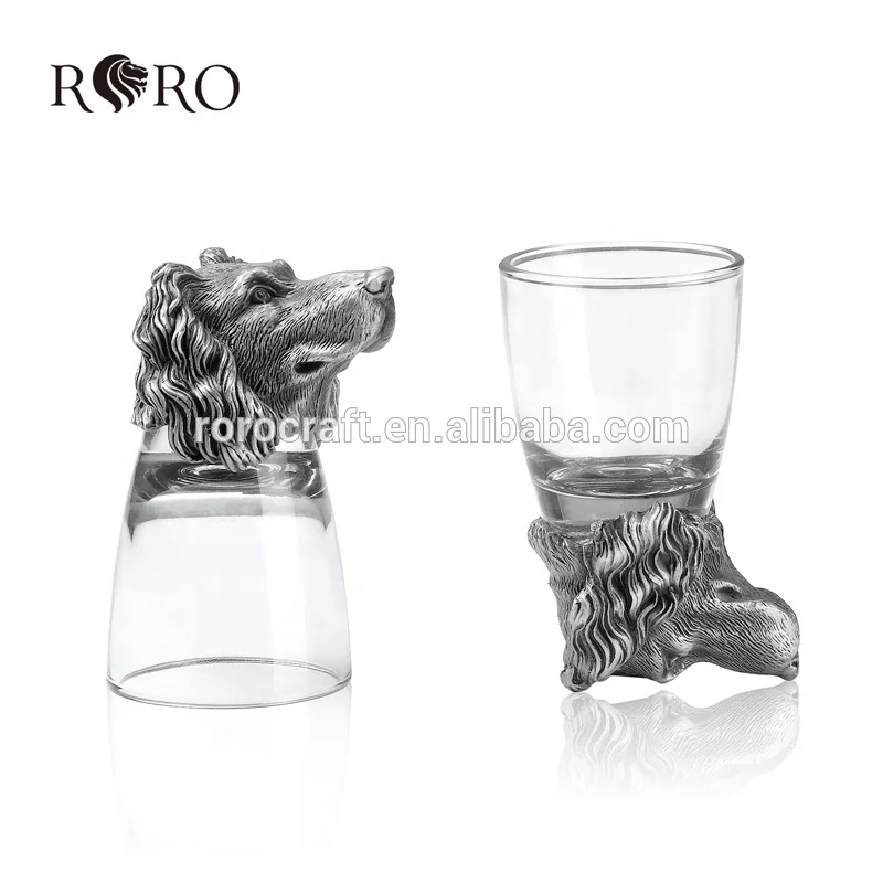 
 RORO 2 # лошадиный оловянный хрустальный бокал винный бокал шутер бокал  