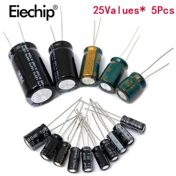 25 Valeurs 16V 25V 50V 1uF à 2200uF Condensateurs ... - Rakuten