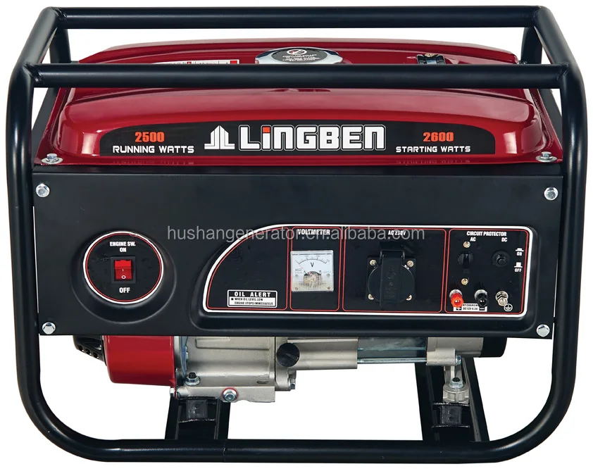Lingben China Stirling Engine Gasoline Generator 5.5hp Price for Sale
