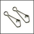 50pcs Bearing Fishing Swivels Rolling Rings Interlock Hook Lure Fishhook Snap Swivels Connector Tackle Bait holder