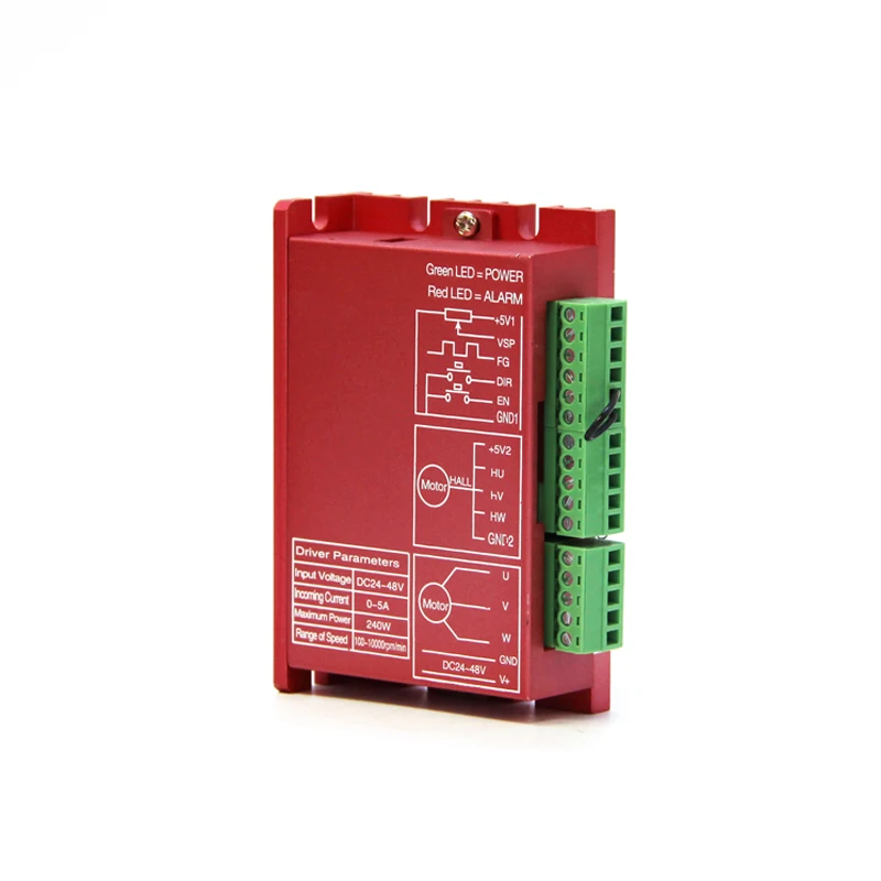 Motor Controller 24v 5A Bldc  Controller Brushless Driver with Hall Sensor Control