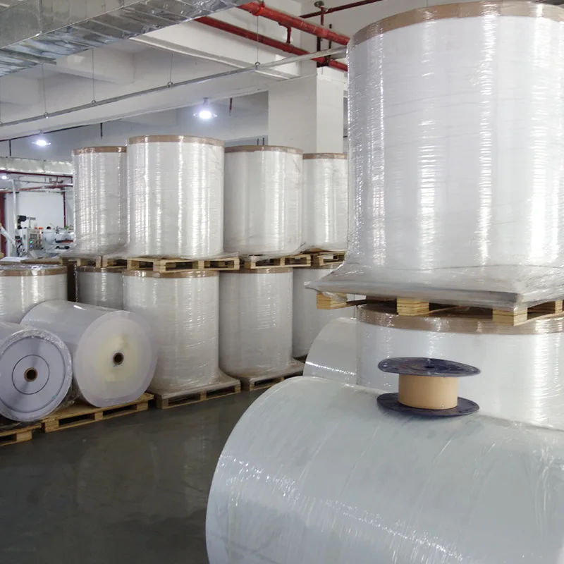 High Quality Economic Type Matte Silver PET Label Raw Material Jumbo Label Roll