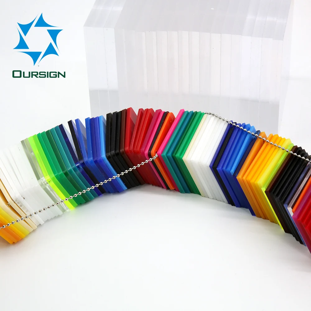 Oursign Large Perspex Acril Lamina Sheet Stock Transparent Clear Cast