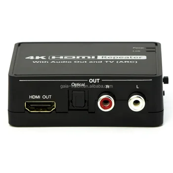 HDMI Audio Extractor HDMI input HDMI+Toslink Audio+L/R audio output support ARC
