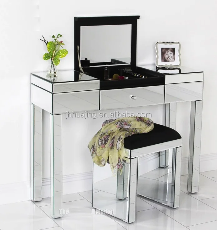 Mirrored Furniture Make Up Table With Chair Buy Make Up Table Mirrored Make Up Table Mirrored Furniture Make Up Table With Chair Product On Alibaba Com