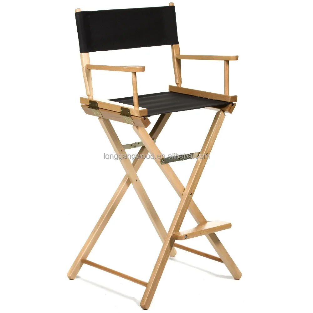 Wooden Canvas Folding Director Chair Outdoor Home Garden Leisure Tall Wooden Director Chair Buy High Quality Foldable Armresting Director Chair Wooden Armrest Canvas Folding Chair