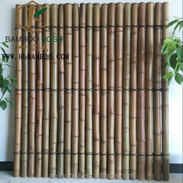 New Style Design Popular High Quality Outdoor Bamboo Panel Dark Party Bamboo Fence