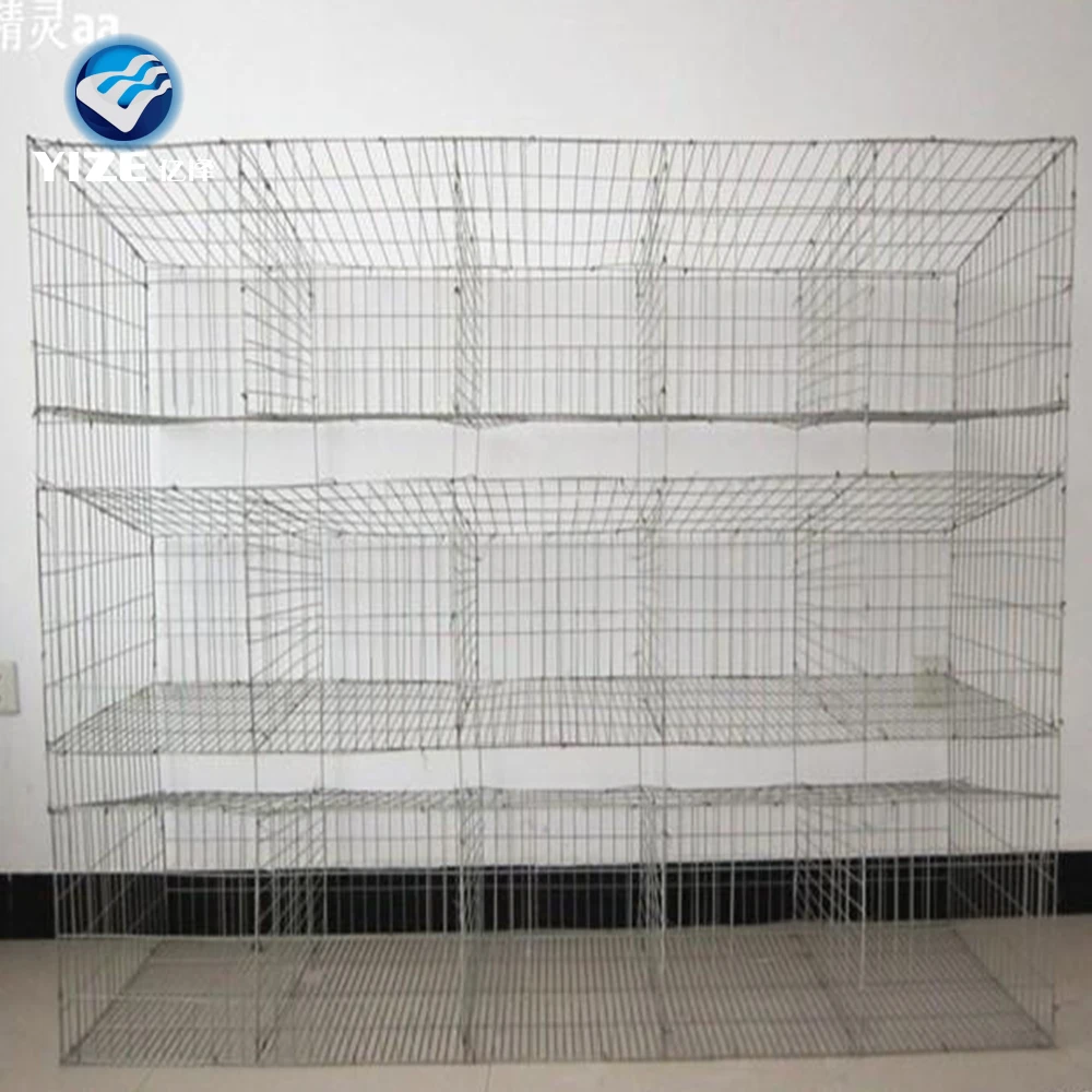 Metal Wire Mesh Meat Rabbit Cage