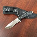 Outdoor EDC Self defense Real Knife Camping Hunting Survival Straight Knife CS Go Counter Strike Tactical