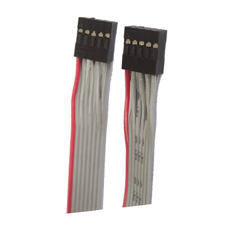 5 wire ribbon cable, dupont connectors (male/male).