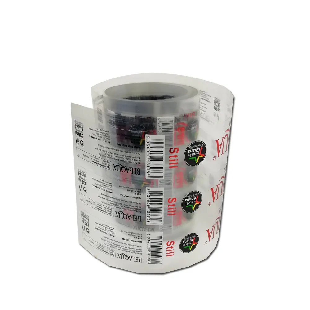 transparent sticker roll