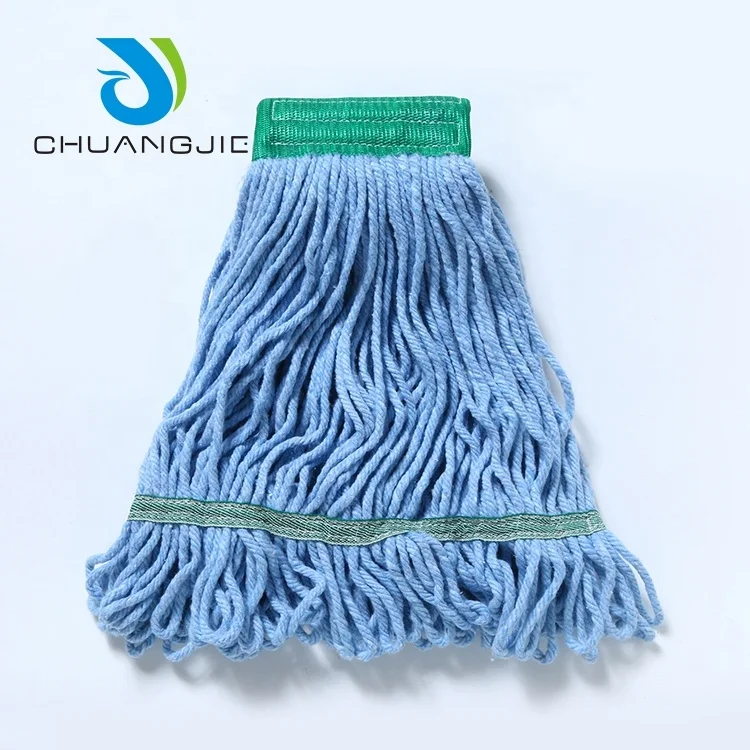 Practical Reusable Floor Cleaning Mop Spare Parts Replacement Wet Cotton Magic Blue Mop Head