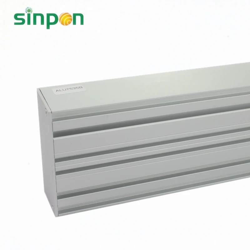 Высокая плотность многоцветный алюминиевая рама профилей светодиодные панели потолочный светильник ткани Стенд с