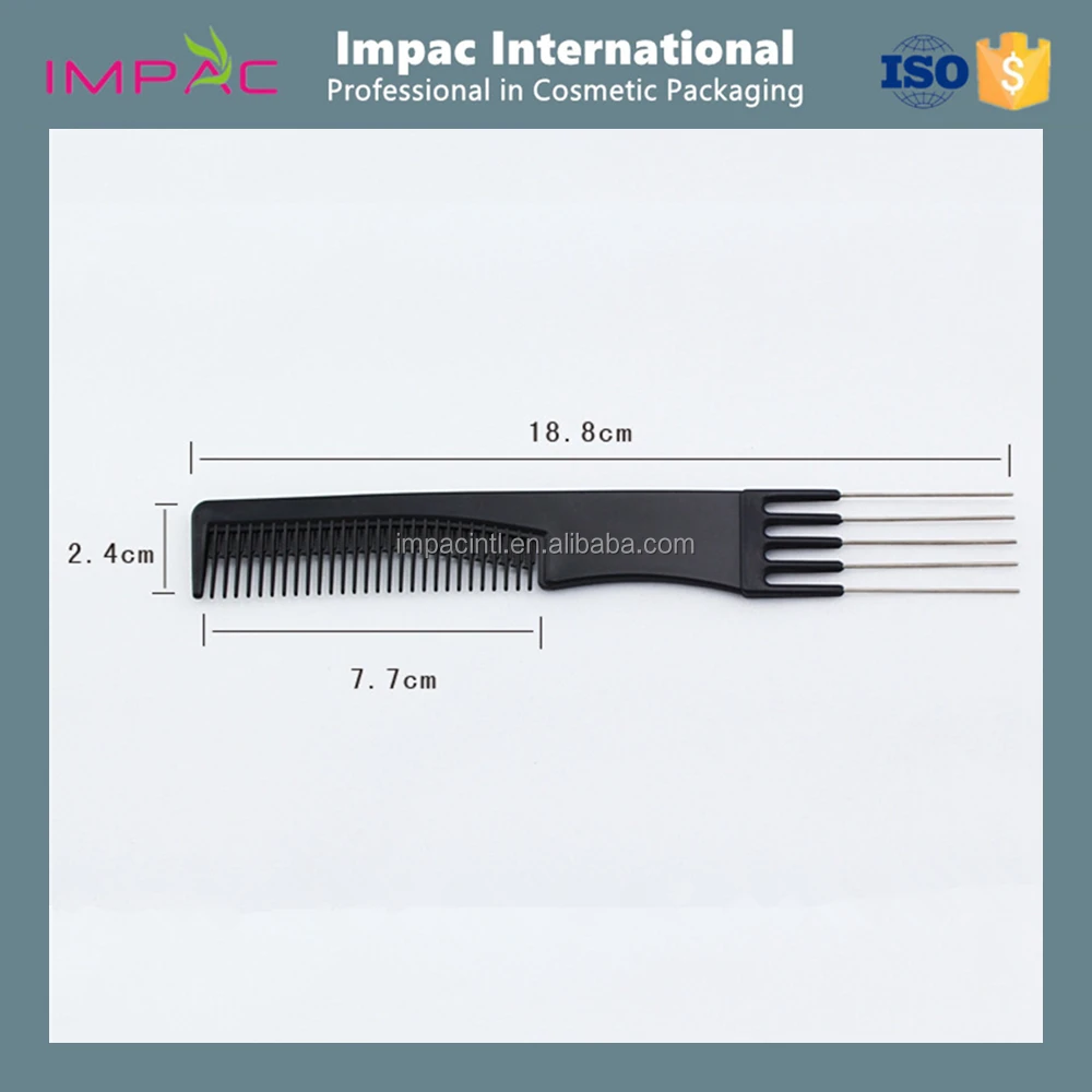 Функциональная Расческа для укладки волос с пятью металлическими иглами набора