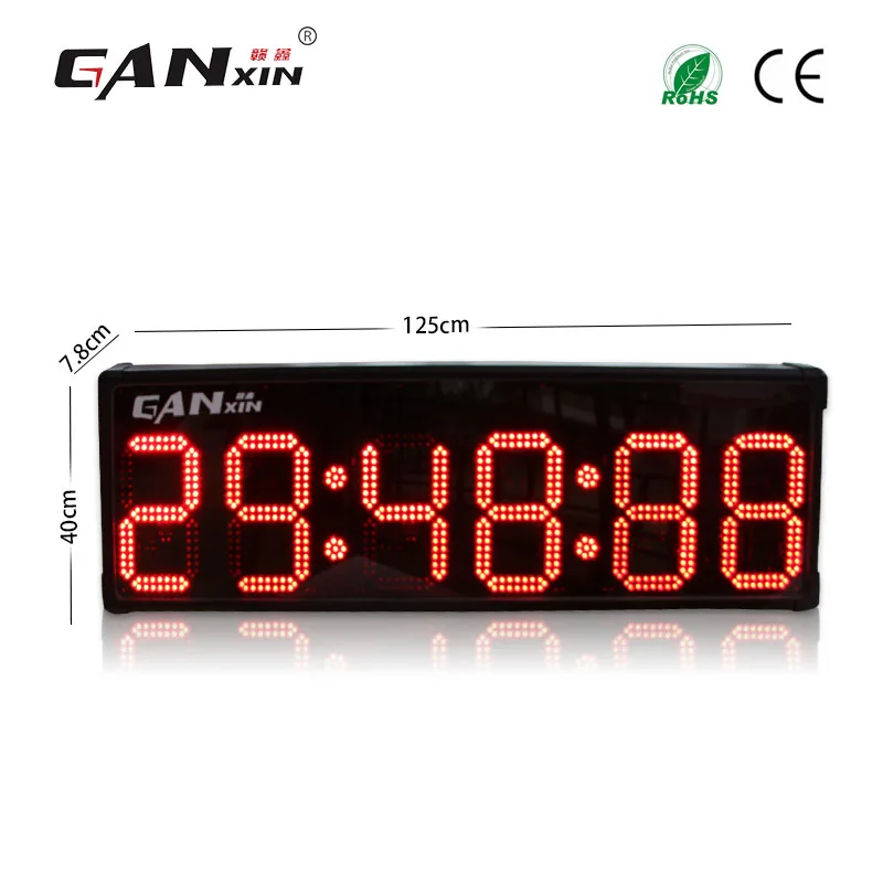 Ganxin 7 Segment 10 Inch Led Display Countdown Outdoor Electronic Timer