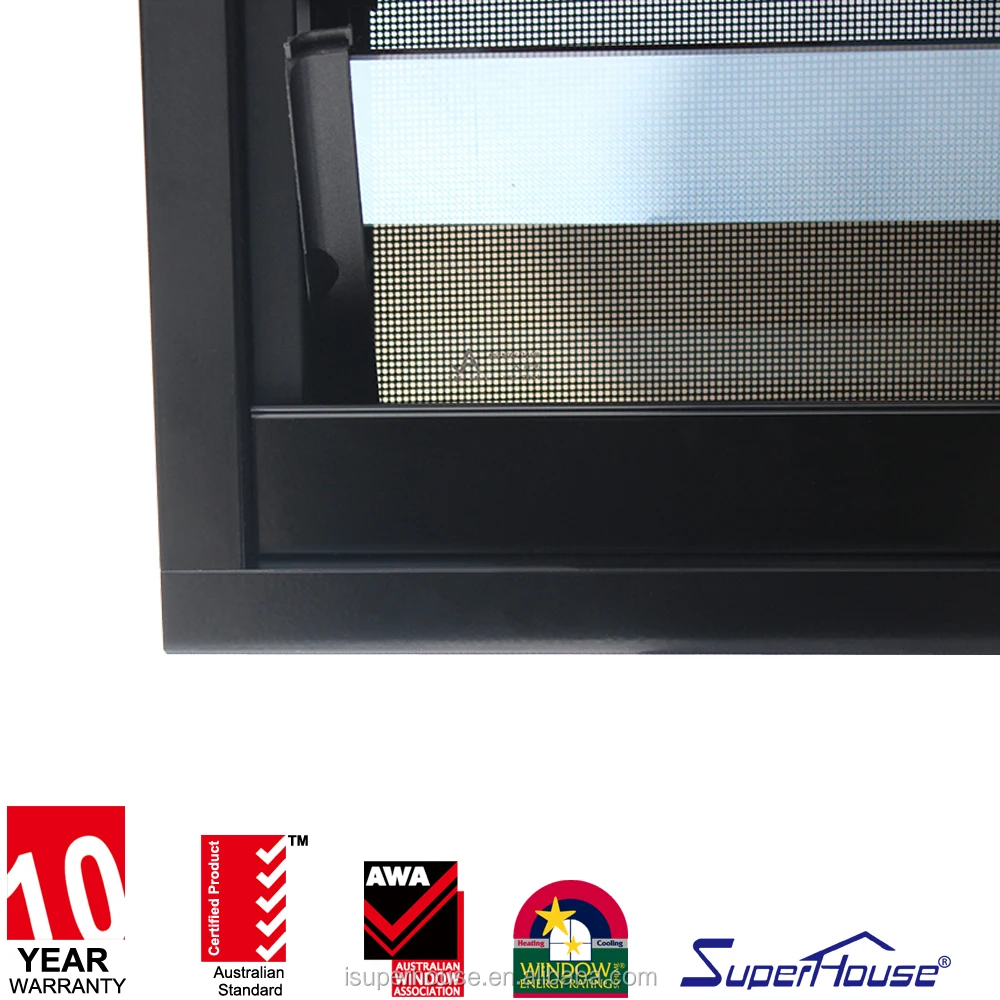 Superhosue Top Window Shutters with Louvres Frame System Glass windows Meet Different Needs Aluminium Louvre Window