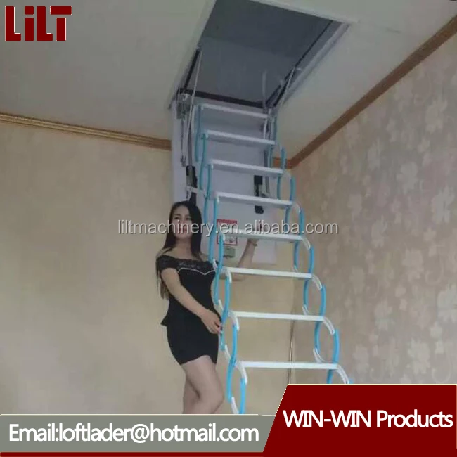 Китай производство экспорт Индонезия алюминиевая складная лестница