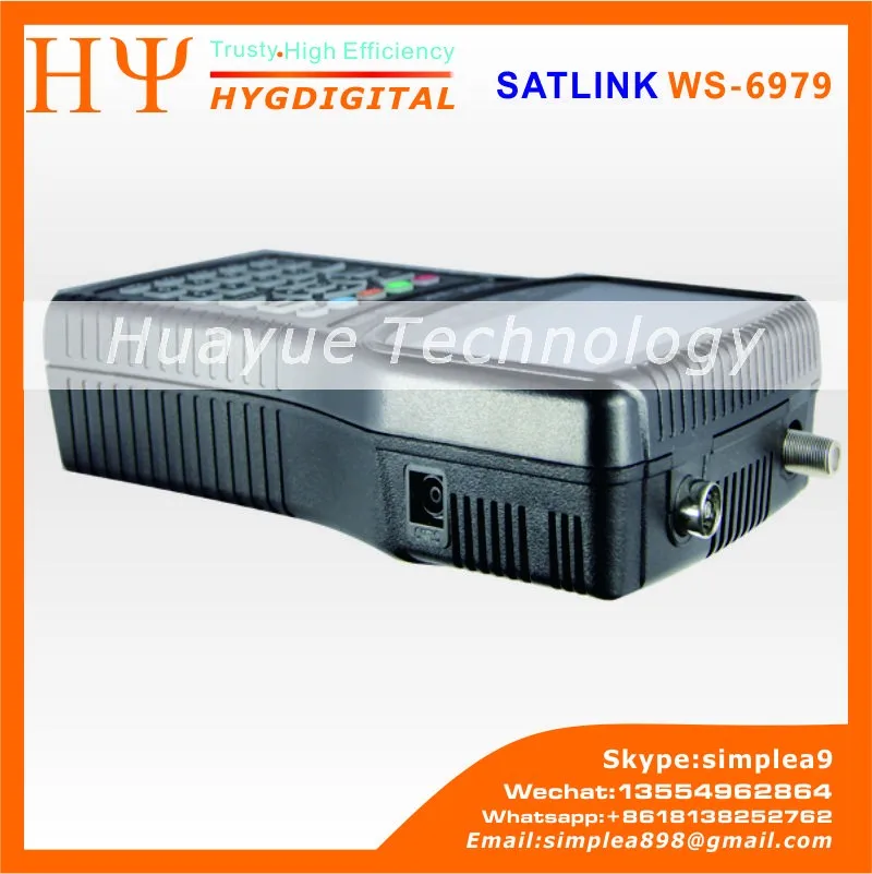 Satlink WS-6979 DVB-S2 + DVB-t2 спутниковый finder метр WS-6979