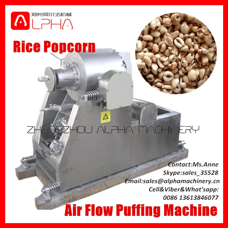 Puffed Wheat Popcorn Wheat Puffing Making Machine Price