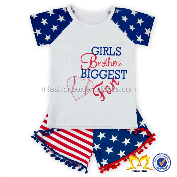 
США Звезда 4th июля наряд Детская патриотическая одежда 2016 летние мальчики бутик одежды 