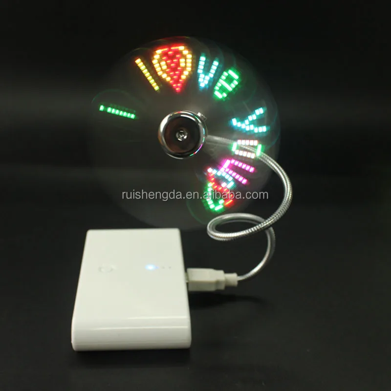 Gadgets USB Mini Gadget LED Light Fan Fan Flexible Programable Enfriamiento  DIY Programación Cualquier Personaje Palabras Desordenadas Para Computadora  Portátil Drop Entrega Otper De 11,32 €