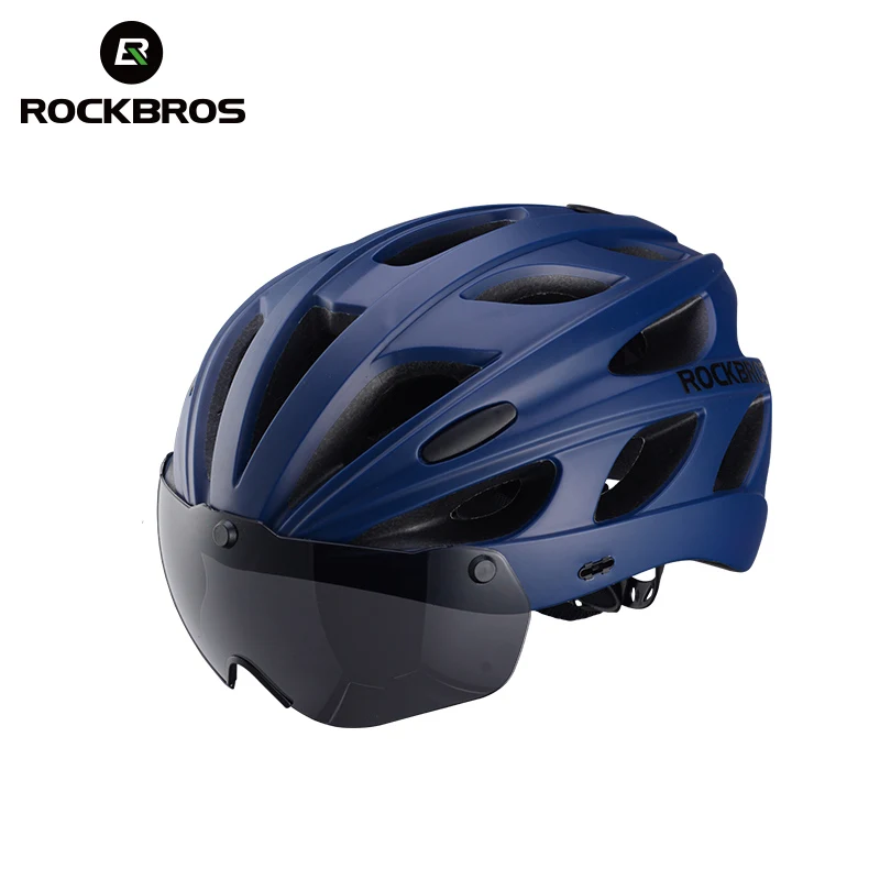ROCKBROS-Piezas para bicicleta de montaña, casco de ciclismo con - Main Image