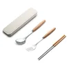 Boîte de paille de blé 3pcs
