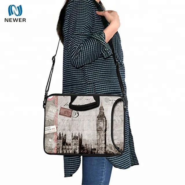 Новый дизайн, красивая сумка-тоут, неопреновая сумка для ноутбука 17 дюймов по последней цене