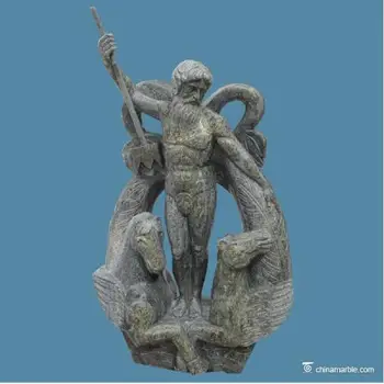 Statue Greek/nude Men Sculpture/marble Life Size Sculpture Poseidon