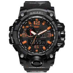 Горячая Распродажа, водонепроницаемые спортивные электронные часы SMAEL 1545MC