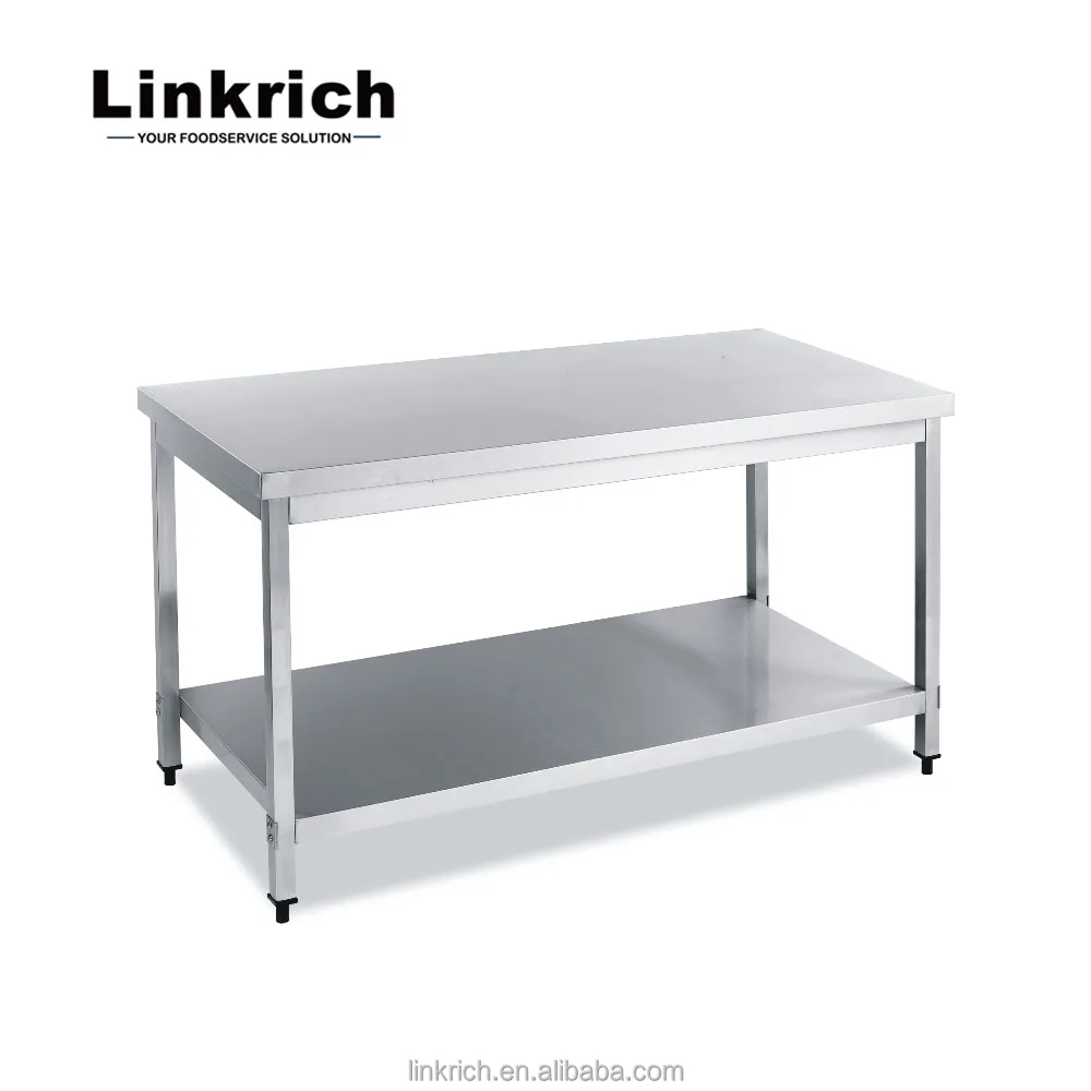 Cheap Price Heavy Duty Two Tier Stainless Steel Work Table With Top Shelf Buy Stainless Steel Work Table With Top Shelf Heavy Duty Metal Work Tables Stainless Steel Work Table Product On Alibaba Com