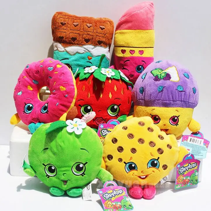 Shopkins Plush Characters 7 To Choose From 7 or 8" Plushies Stuffed Toy 