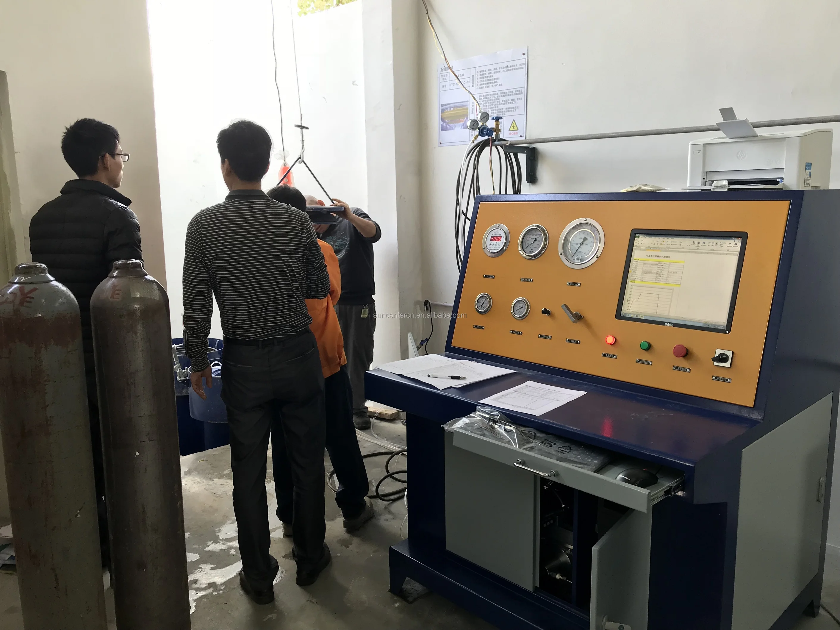 SUNCENTER High Quality Pump test Bench With Max 6000 bar Pressure