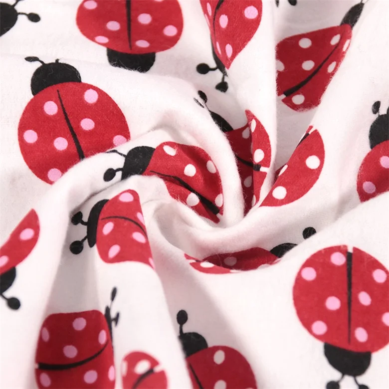 Торговая гарантия, оптовая продажа 100 года, фланелевая ткань с принтом в новом стиле, 150 г/м2, 20*10, 40*42 для детей