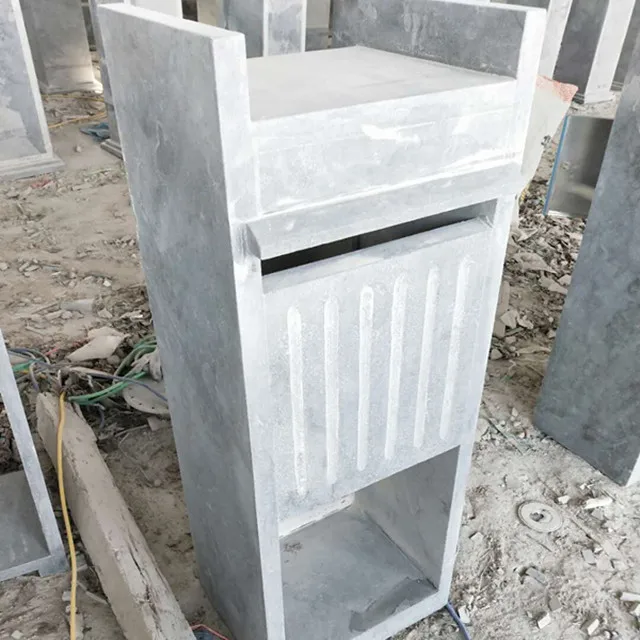 Недорогой почтовый ящик открытый каменный отдельно стоящий