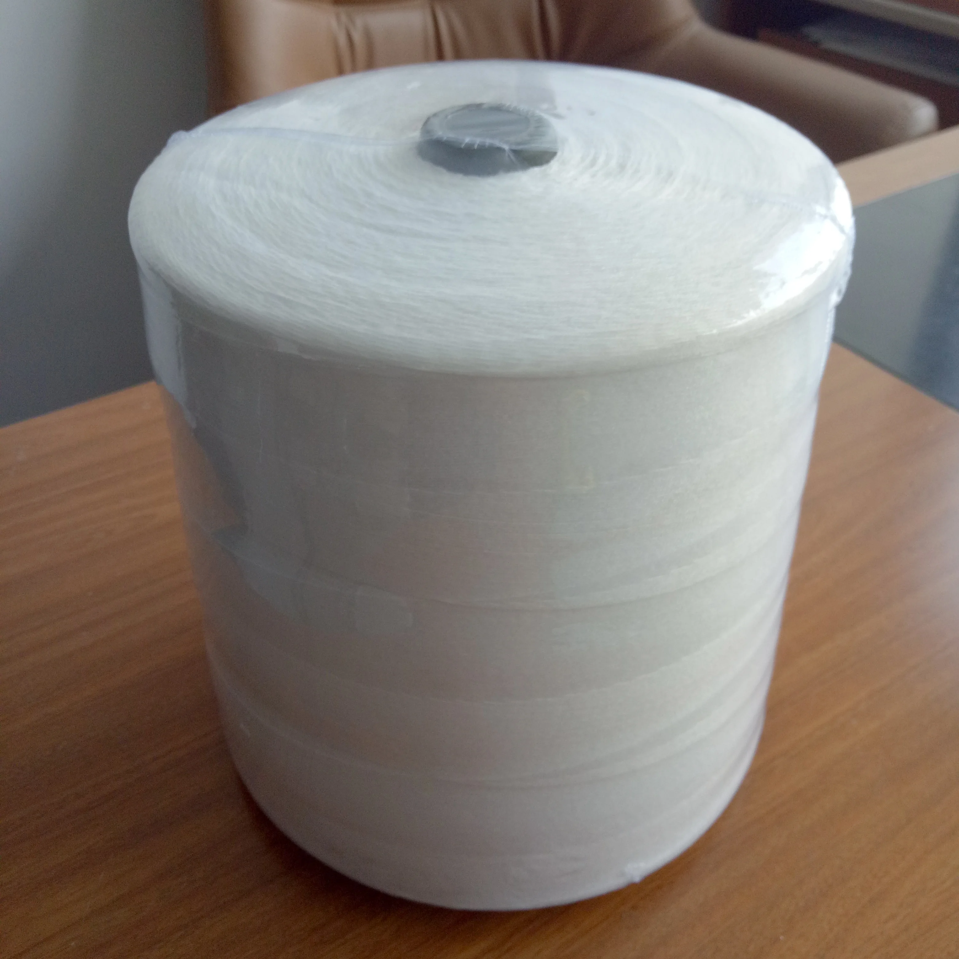 Полиэфирная нить для шитья pp тканые сумки 10s3 10s4 белая нить для молотковых мельниц