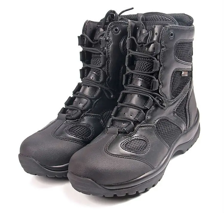 military style waterproof boots