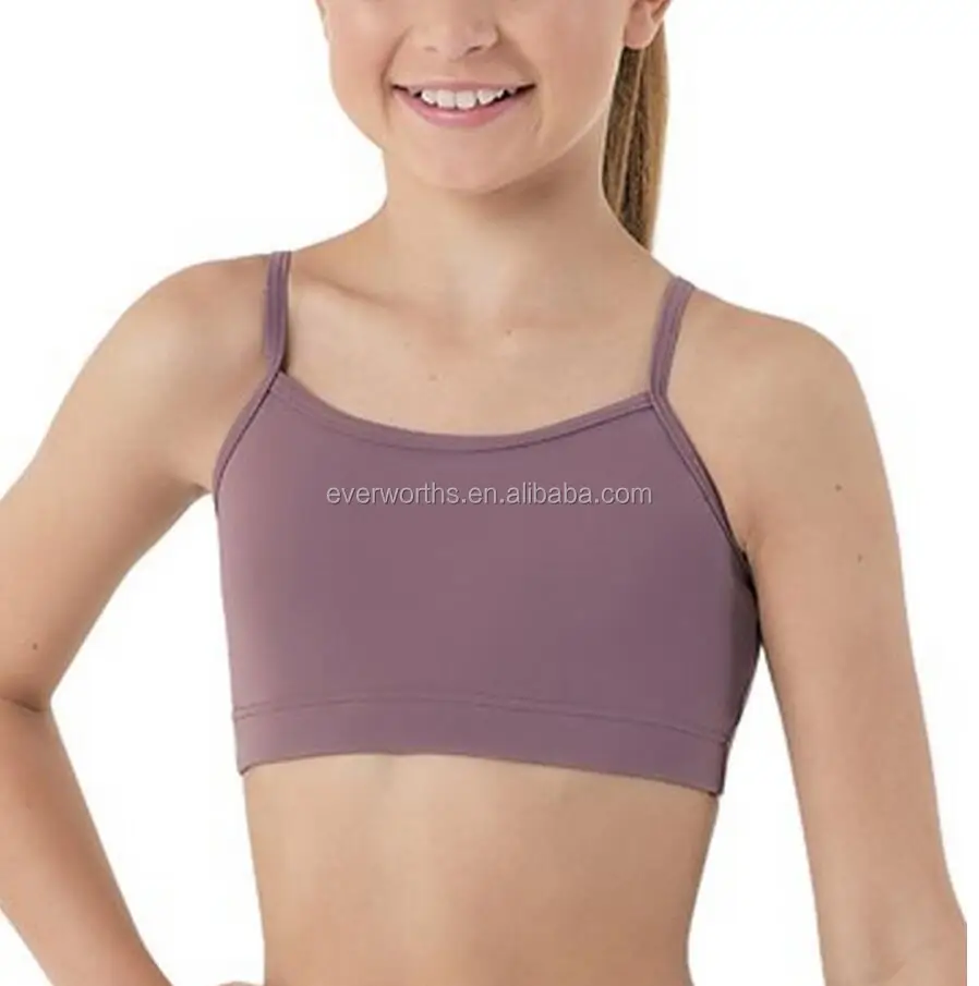 seamless crop top bra