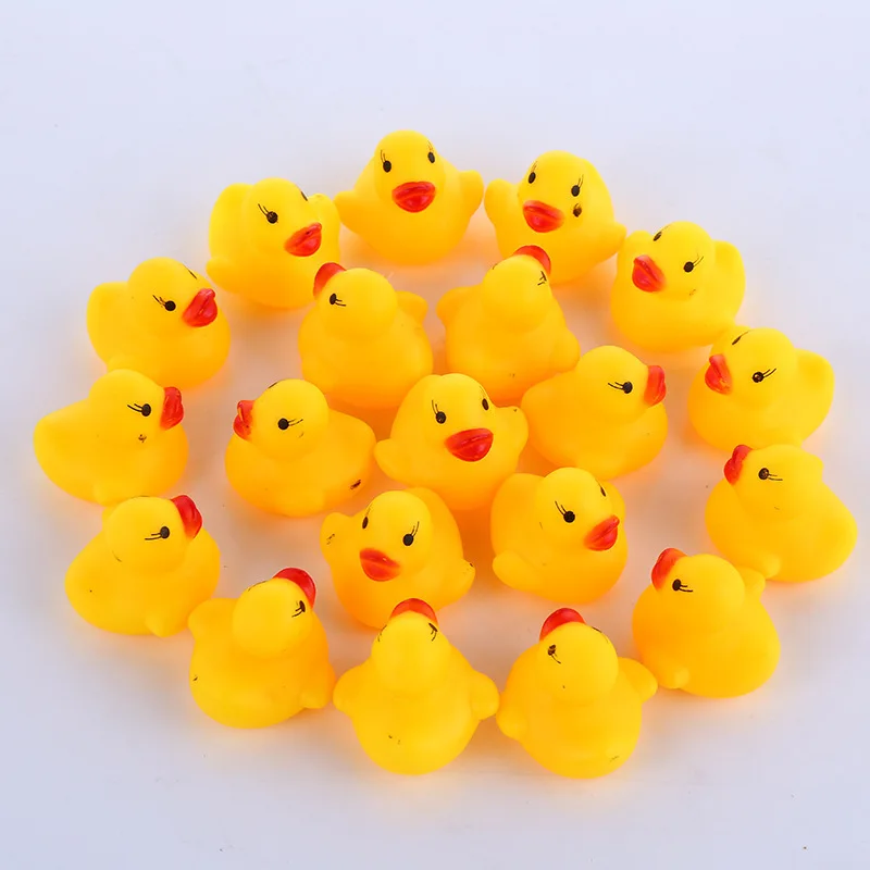 Hot New Bath Toy Animals Swimming Water Toys Mini Colorful Soft Floating  Rubber Duck Squeeze Sound Funny Gift Wcw518 - Buy Playing With Small Yellow  Ducks,Bath Toys,Baby Toy Duckling Product on 