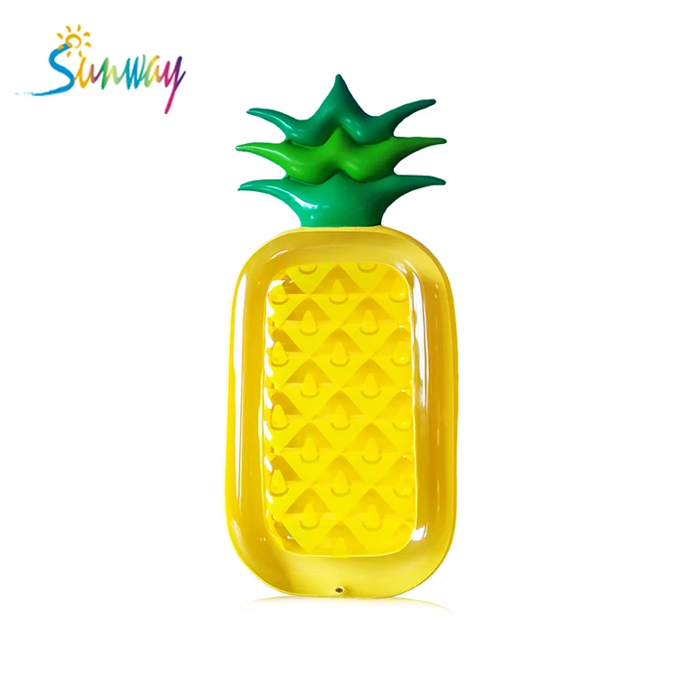 2 Pack 2 Pack of Large Inflatable Fruit Tubes Pineapple Pool Floats Floating Pineapple Slice Lounge by Float World