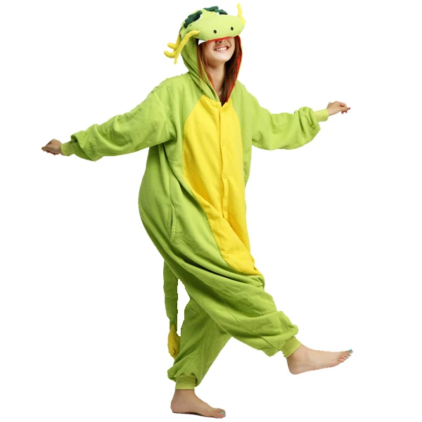 Nueva Luz Verde Dragón Animales Adultos De Cuerpo Completo Pijama Halloween Traje De Fiesta - Buy De Los Adultos Traje De Ardilla Product on Alibaba.com