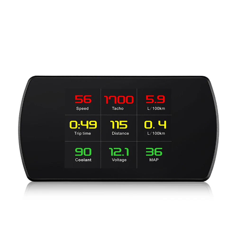 Auto Electronics P12 OBD Diagnostic Scanner Smart Digital Speed RPM Meter
