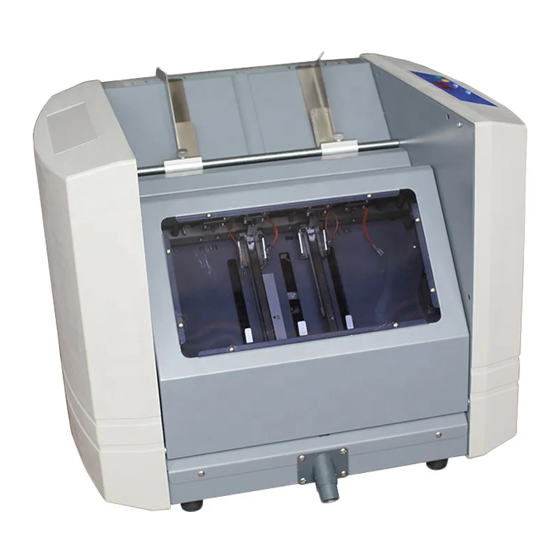 Booklet Stapler Machine Tabletop Booklet Maker With Automatic and Manual Cycle Modes